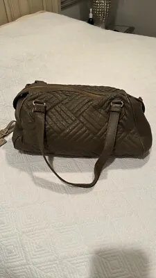 Cole Haan Shoulder Bag Olive Green Leather Purse Used Condition • $17