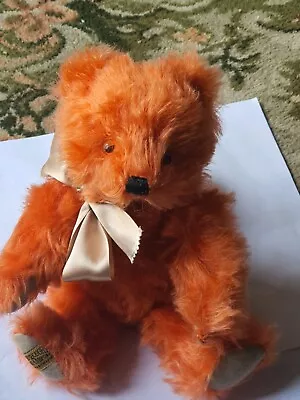 Merrythought 12  Champagne Orange  Jointed Bear • £10