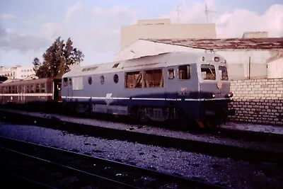 1994 Tunisia Diesel Loco 040-DL-232 Tunis Railway Slide Ref 432 • £3.99