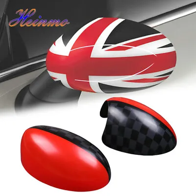 For Cooper S R50 R53 2002-2006R52 2005-2008 Car Side Wing Mirror Cover Cap JCW • $34.73