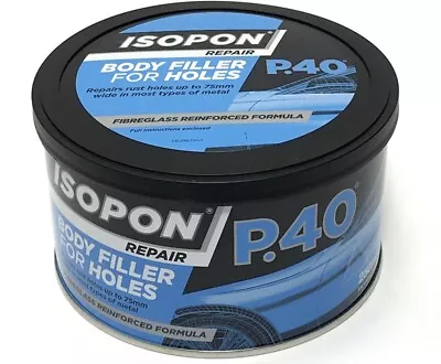 U-POL Davids Isopon P40 Fibre Glass Body Filler Compound Car Body Repair Paste • £8.98