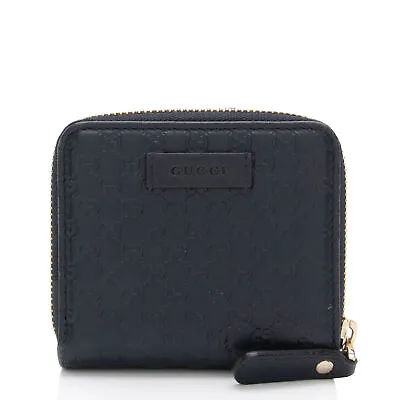 Gucci Microguccissima Leather Compact Zip Around Wallet • $360