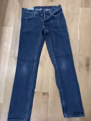 Mens Used Hollister Button Fly Jeans 30w  32l • £5