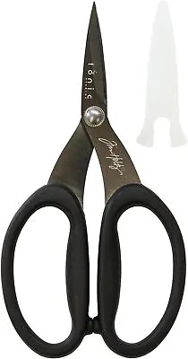 Tim Holtz Small Titanium Scissors - 7 Inch Mini Snips With Micro Serrated Blade • £26.99
