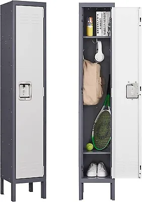 Storage Cabinet Metal Locker Steel Wardrobe Cabinet For Staff Office School Gym • $99.99