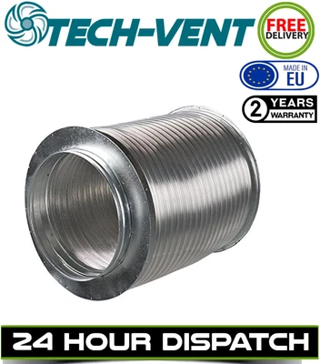 Blauberg UK Highly Flexible Ducting Extractor Fan 500 Mm Silencer 315 Mm - 12  • £199.90
