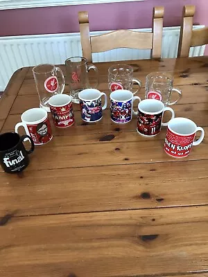 Souvenir Commemorative Liverpool FC Mugs And Glasses • £5.50