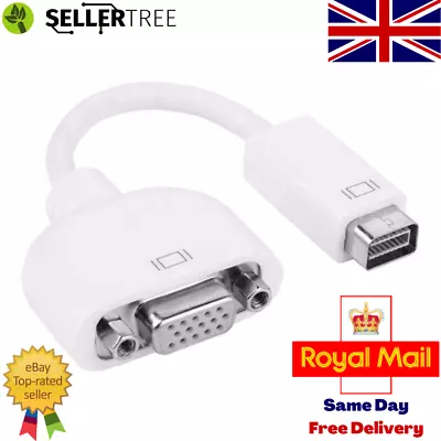 £5.29 • Buy Thunderbolt Mini Display Port DP To VGA Cable Adapter For APPLE Macbook IMac