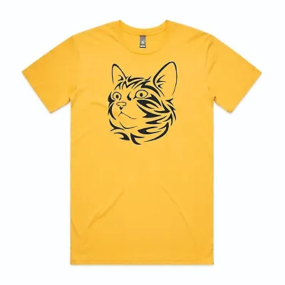 Cat Head 1 Printed T-Shirt Unisex | Cat Shirts | Cat Gifts | Cat Art | Cat Photo • £11.49