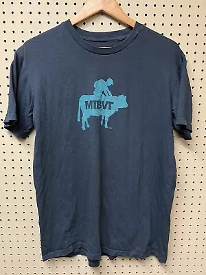 Mens Large Killington Bike Park Blue Short Sleeve Mountain T-shirt • $13.59