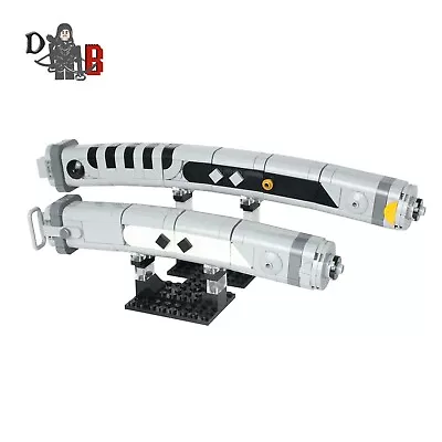 Star Wars Mandalorian Ahsoka Tano Lightsabers Made Using Genuine LEGO Parts • £149.99