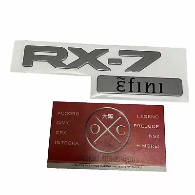 New Genuine OEM FD3S Mazda Efini RX-7 Rear Emblem Trunk Badge JDM 93-95 91-97 OE • $83.21