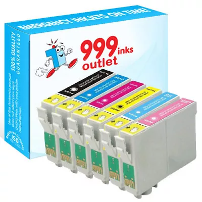 £11.45 • Buy T0807 T0801 Remanufactured Ink For Stylus Photo R265 R285 R380 PX830FWD - 6 Pack