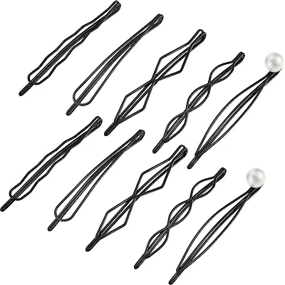 10 Pieces Bobby Pin Hair Pin Geometric Metal Hair Clip Hair Barrettes For Women  • $10.10