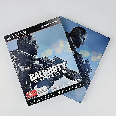 Call Of Duty Ghosts (PlayStation 3 PS3) Complete COD Limited Steelbook Free Post • $14.36