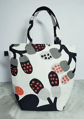New! Marimekko Handmade Tote Bag Pähkinäpuu Orange/Grey • $47