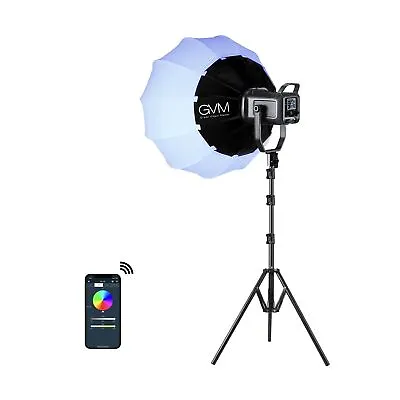 GVM 150W RGB Video Light Kit 2700K~7500K Bi-Color LED Video Light Photograph... • $367.30