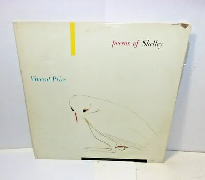 POEMS OF SHELLEY Read By VINCENT PRICE CAEDMON Rare Spoken  • $36.75