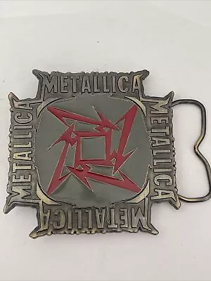 Metallica Ninja Star Belt Buckle: New Licensed Rare Vintage 2005 • $29.99