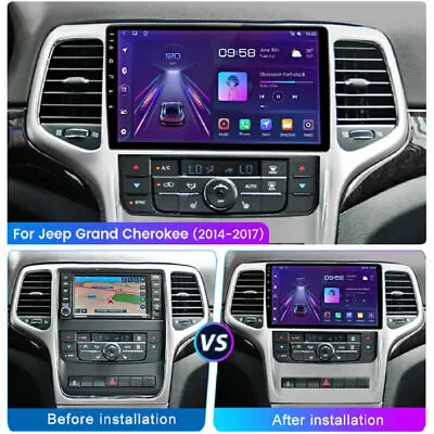 For Jeep Grand Cherokee 2008-2013 Car Stereo Radio GPS Navi Carplay Android 13 • $117.99