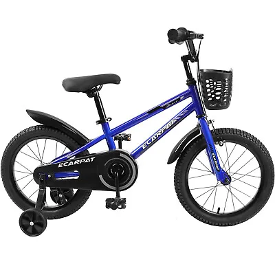 ECARPAT 16  Kids Bike With Training Wheels Bicycle For 4-8 Year Old Children • $116.10