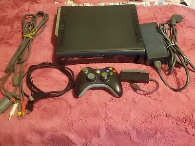 Microsoft Xbox 360 Elite Black Console With 120GB HDD & Controller READ • $59.95