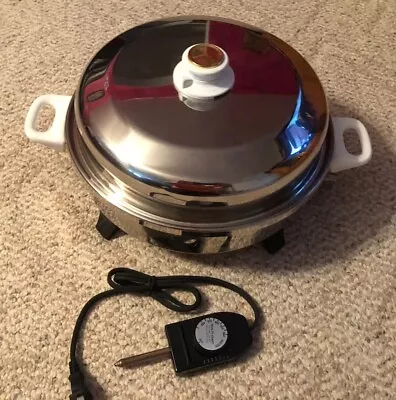 Health Craft Oil Core Waterless Electric Skillet Frying Pan # K7273 Multi Piece • $174.99