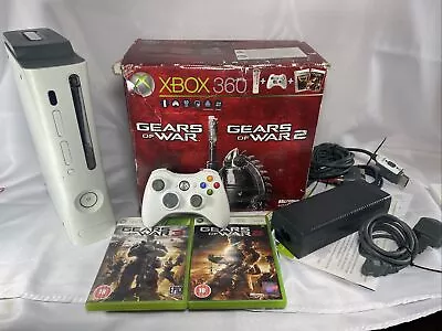 $110.03 • Buy Boxed Xbox 360 Gears Of War 2 And 3 Games Console With Controller, Leads & Books