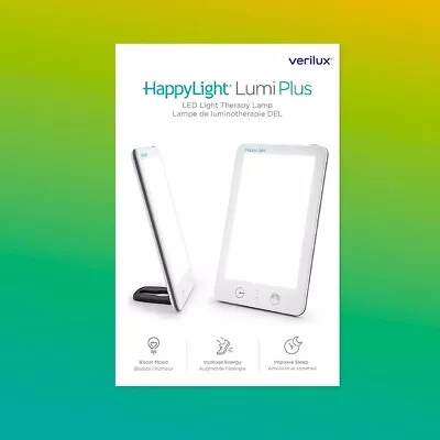 Verilux HappyLight Lumi Plus LED Bright Light Therapy | UV-Free | VT41WW3 • $14.90
