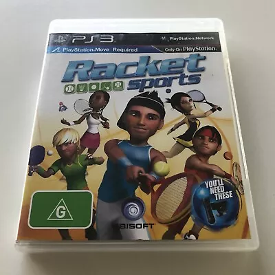 $7.95 • Buy Racket Sports PS3 Sony PlayStation 3 Video Game With Manual Region 4