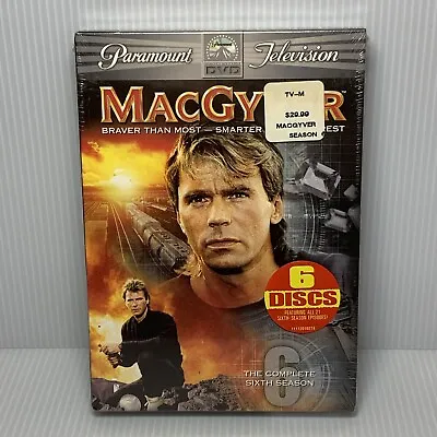 MacGyver: The Complete Sixth Season 6 (DVD 1990-91 6-Disc Box Set) NEW SEALED • $16.15