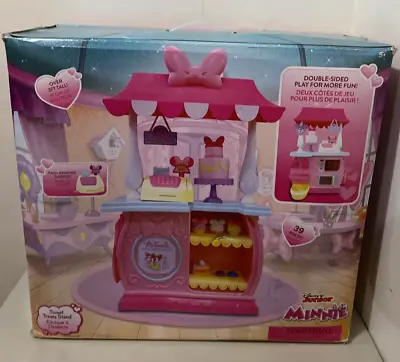 Disney Minnie Mouse Sweet Treats Stand Play Set Sound 38 Accessories Double Side • $199.99