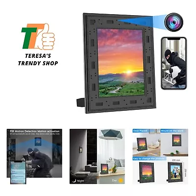 Hidden Camera Picture Frame - 1080P WiFi HD Spy Cameras Night Vision Video Re... • $167.99