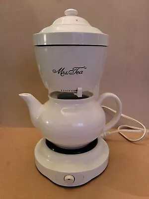 Mrs Tea By Mr Coffee 6 Cup Automatic Hot Tea Maker Ceramic Pot White - Used • $35