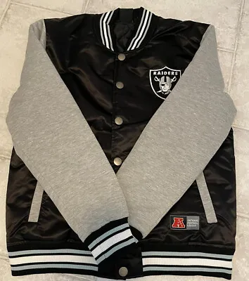 NFL Team Apparel Raiders Jacket Size Medium • £25