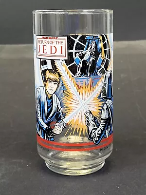 Burger King Coca Cola Star Wars Return Of The Jedi Glasses Vader Vs. Luke ~ C63A • $7.95