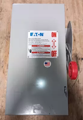 Eaton Dh362fgk 60 Amp Safety Disconnect Switch 3 Pole Fusible 600 Vac • $98.99