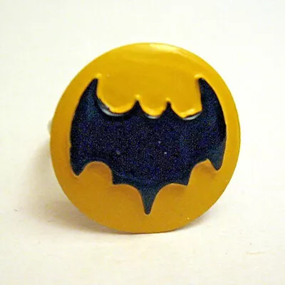 4 Batman Logo Metal Adjustable Rings Old Gumball Vending Machine Prize • $11.99