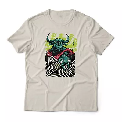 Theseus VS Minotaur Greek Mythology Graphic T-Shirt Unisex Lightweight Cotton • $22.49