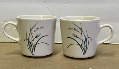 Set Of 2 Corelle Coastal Breeze 3 1/4  Coffee Cups Mugs ~ NO SAUCER • $10