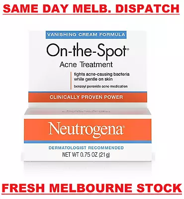 Neutrogena Vanishing Cream On The Spot Acne Treatment Max Strength 21g BRAND NEW • $30.95