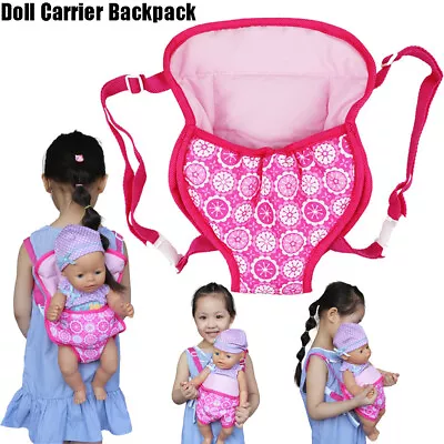 Handmade Toy Gift Doll Backpack Girl Early Education Accessories Baby Carrier • $12.99