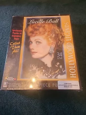 I Love Lucy Lucille Ball 1000 Pc Puzzle Hollywood Legends White Mountain New Vtg • $29.99