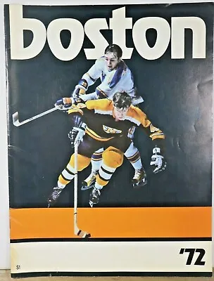 Vintage Maple Leaf Gardens Hockey Magazine 1971/72 BOSTON BOBBY ORR Canada D8 • $26.34
