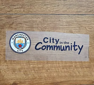 City In The Community Sponsor Patch Champions League Manchester City 2022-2023 • £5.95