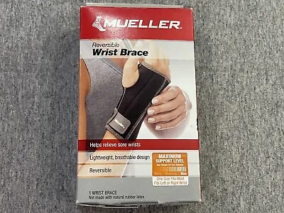 Mueller Brand Wrist Brace Lt Or Rt One Size Fits Most Number 6723 New In Box • $13.59