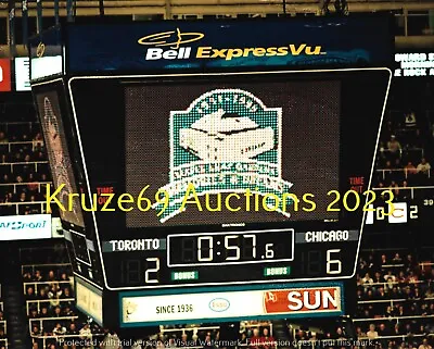 MAPLE LEAF GARDENS Last GAME EVER Final Minute SCOREBOARD 8x10 TORONTO V CHICAGO • $7.99