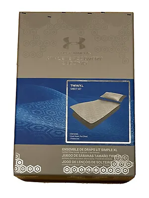 $86.10 • Buy Under Armour Athlete Recovery Bedding Twin XL Sheet Set White 1325133-100
