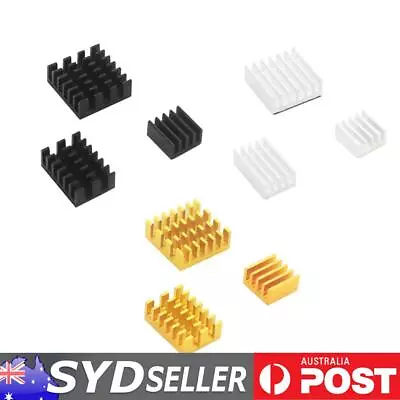 3pcs Set Aluminum Heatsink For Raspberry Pi 4B Cooler Heat Sink Cooling Radiator • $10.89