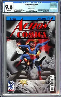 Action Comics 1000 CGC 9.6 2018 4302539002 1930's Variant Scarce • £56.21